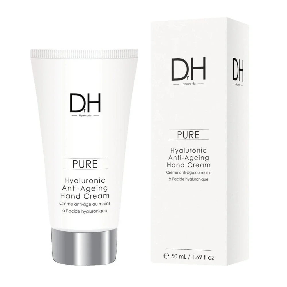 Dr H Hyaluronic Acid Anti-Aging Hand Cream Pure 50 ml/1,69 fl oz NEW